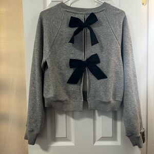 Cinq à Sept Heather Gray Sweatshirt